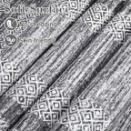 GarveeHome Modern Geometric Area Rug 2x3 Distressed Bordered Washable Non Slip - Image 3