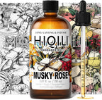 HIQILI Musky Rose Fragrance Oil for Diffuser, Candle & Perfume