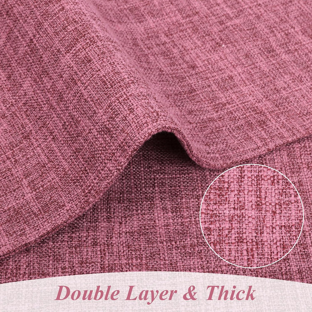 SHACOS Fabric Placemats Set of 4 Place Mats Machine Washable, Hot Pink