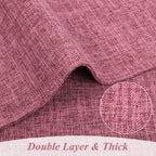 SHACOS Fabric Placemats Set of 4 Place Mats Machine Washable, Hot Pink