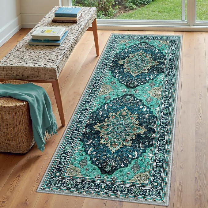 Area Rugs 3'x8' Runner Rug Non Slip Washable - Image 3