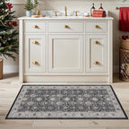 Washable 2x3 Entryway Area Rug: Vintage Soft Thin Door Mat - Image 2