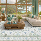Oriental 10x14 Rug Living Room by HazoHaus
