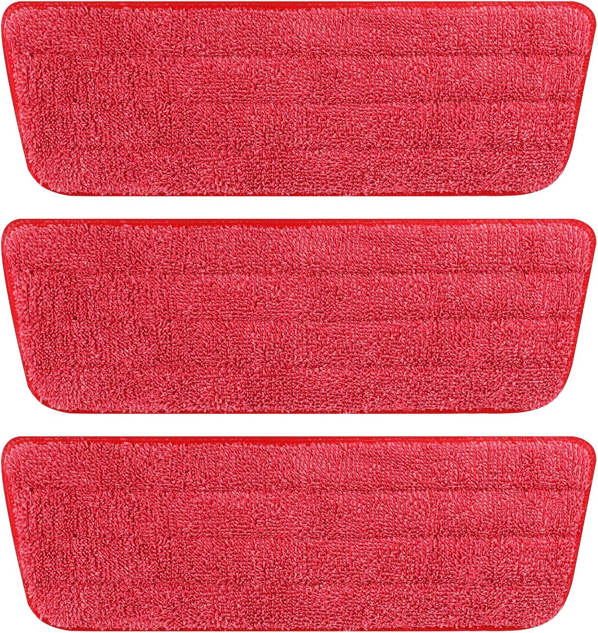 AmaVins 6 Pack Microfiber Cleaning Pads, Reusable Microfiber Mop Pads for 18 Inch Mop, Hardwood Floor Replacement Cleaning Mop Pads, Machine Washes