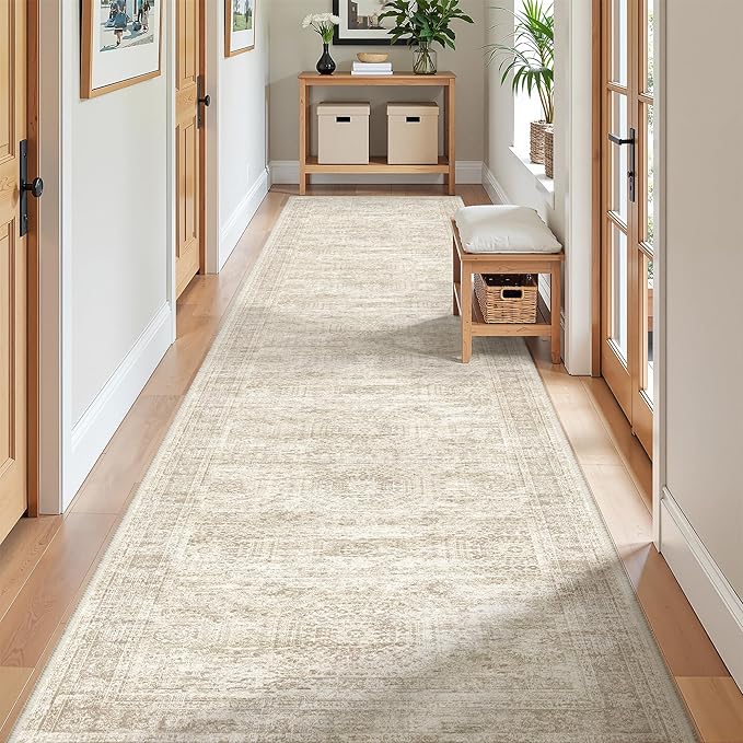 Washable Runner Rug 2.5x12, Non-Slip Long Bathroom Rugs Runner - Image 5