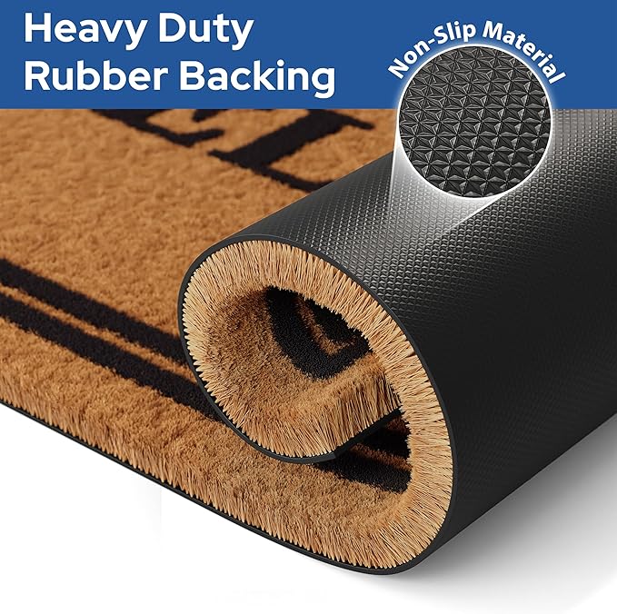 Barnyard Designs Natural Coco Coir Heavy Duty Backing Doormat - Image 6