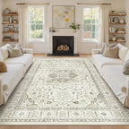 zesthome Area Rug 8x10, Ultra-Thin Washable Rugs by Zesthome