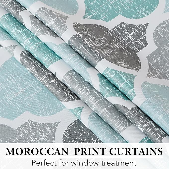 Beauoop 100% Blackout Curtains 108 Inches Long 2 Panels - Image 5
