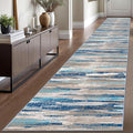 Lansny Modern Abstract Runner Rug 2.6x16 by lansny