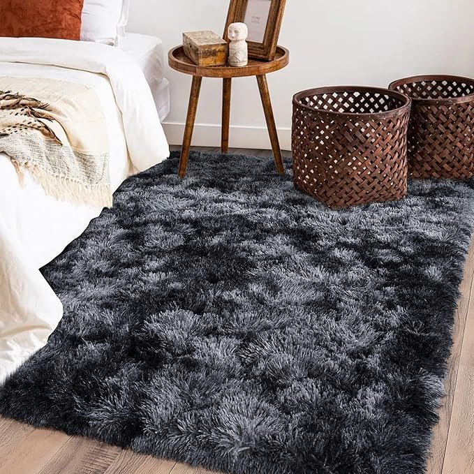 Rugs for Bedroom 4x6, Soft Shaggy Modern Shag Area Rug for Living Room - Image 3
