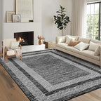 GarveeHome Modern Geometric Rug 4x6 Washable Rug by GarveeHome