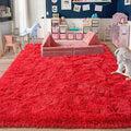 Rugs for Living Room 9x12, Soft Shaggy Modern Shag Area Rug for Bedroom by Quntue