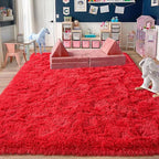 Rugs for Living Room 9x12, Soft Shaggy Modern Shag Area Rug for Bedroom by Quntue