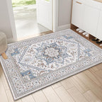 OPPODREAM Soft Throw Rugs 2x3, Small Neutral Washable Entryway Rugs 2 x 3 by OPPODREAM