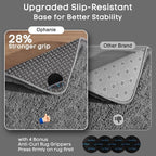 Ophanie 2x10 Runner Rug for Hallway, Upgrade Non-Slip Fluffy Soft Bedside Rugs - Image 4