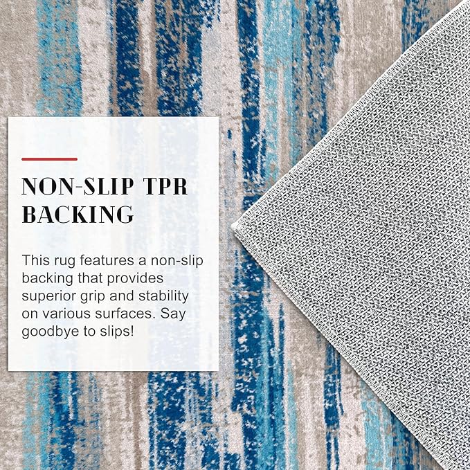 Lansny Modern Abstract Runner Rug 3x18 - Image 6