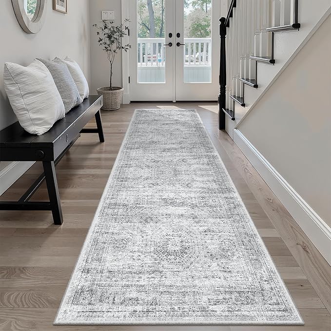 Runner Rug 2x7 Washable Non-Slip Hallway Runner Rugs - Image 2