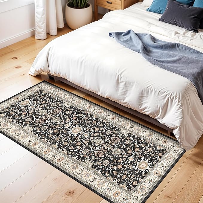 Washable 2x5 Entryway Runner Rug: Stain Resistant Carpet - Image 3