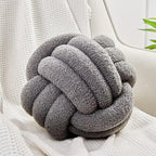 Uvvyui Knot Pillow Ball, Soft Home Decorative Pillows, Round Throw Pillow by Uvvyui