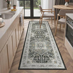 Madane Washable Kitchen Runner Rug 2x6, Ultra-Thin Non-Slip Hallway Runner - Image 2