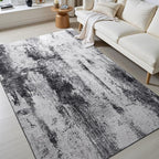 Toneed Abstract Area Rug Modern Washable Rug Soft Non Slip Rug Low Pile by Toneed