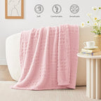 EXQ Home Fleece Throw Blanket for Couch or Bed - Image 2