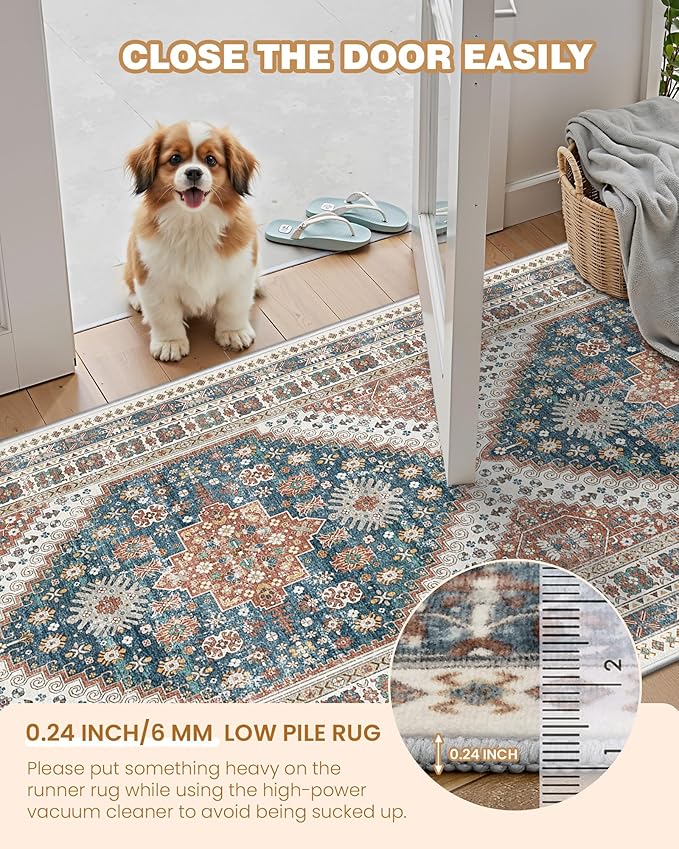 Entryway Rug - 2x3 Washable Rug Runner - Image 6