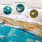 MSGKV The Boho Layer: 60"x80" Cotton Throw Blanket – Full Size - Image 3
