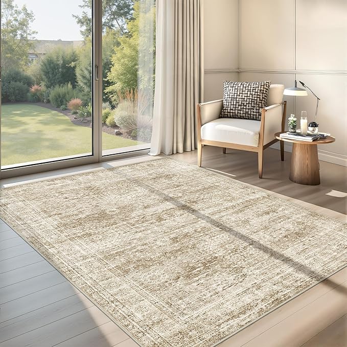 3x5 Washable Area Rug for Entryway, Soft Kitchen Rugs Non Slip for Dining Room - Image 3