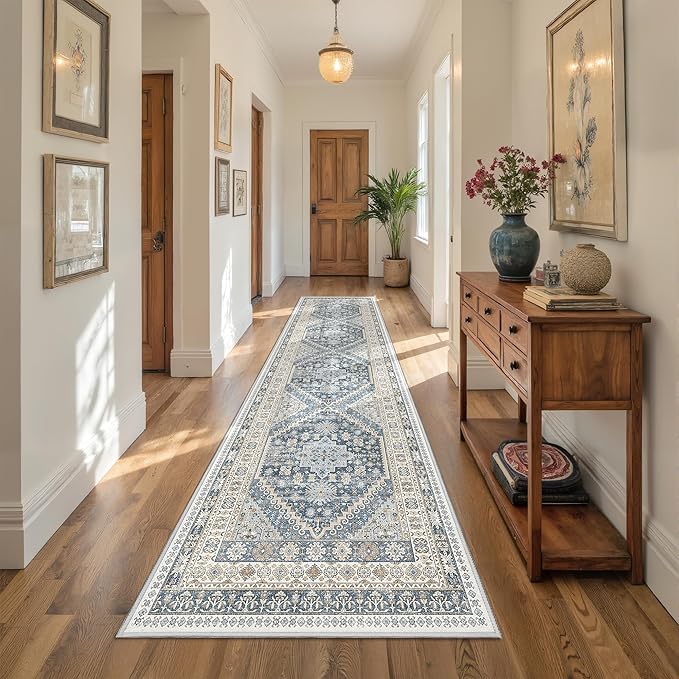 Runner Rug 2x10, Ultra-Thin Kitchen Rugs Non Slip Washable Rugs - Image 5