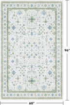 Green and Blue Kids Rugs for Bedroom 5x8 - Image 2