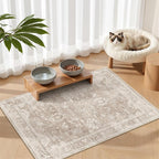 Madane 2x3 Washable Rugs for Entryway, Low Pile Non-Slip Small Area Rug Kitchen - Image 3