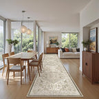 Madane Hallway Runner Rug 2'6''x14' Kitchen Runner, Non Slip Vintage Runners - Image 5
