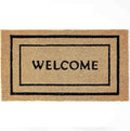 KANKUN Coco Coir Door Mat with Heavy Duty Backing, Welcome Doormat, Doormat by KANKUN