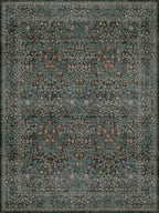 Washable Dark Green Rug for Living Room - Image 2