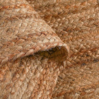 Hausattire Hand Woven Jute Braided Rug, Reversible Boho Entry Area Rugs - Image 9