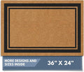 Barnyard Designs Natural Coco Coir Heavy Duty Backing Doormat by BarnyardDesigns