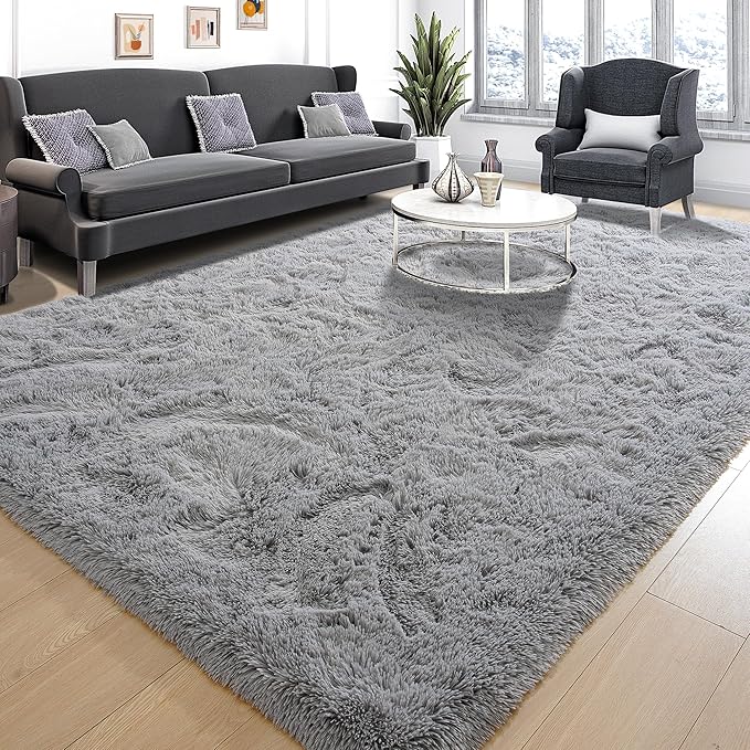 Tepook Area Rugs 9x12 for Living Room, Super Soft Fluffy Rugs for Bedroom - Image 2
