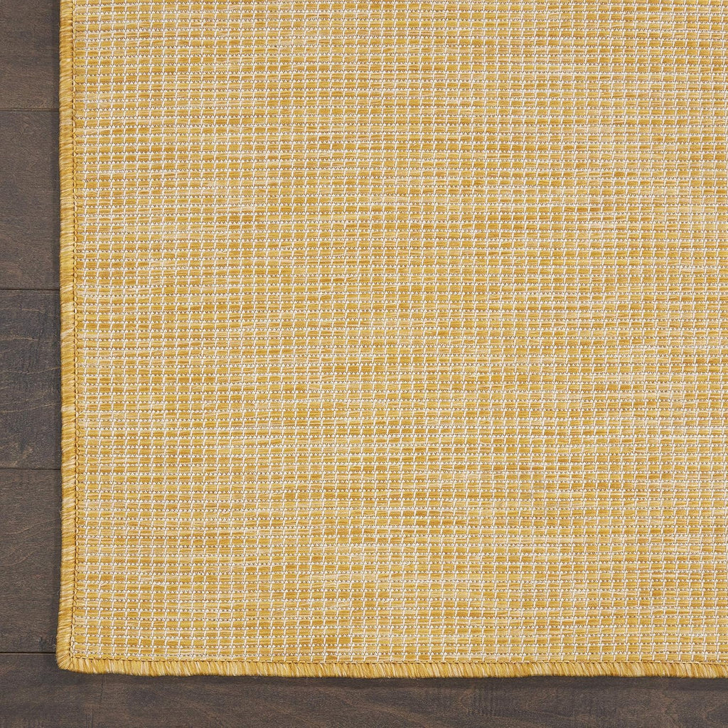 Nourison Home Positano Yellow 2'2" x 10' Area Rug - Easy Clean, Non Shedding, Bed Room, Living Room, Dining Room, Kitchen (10' Runner)