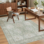 3x5 Rug, Small Area Rug for Kitchen, Machine Washable Non-Slip Throw Rug - Image 3