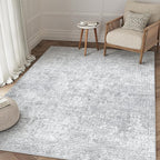 PureCozy 4x6 Area Rug Washable Vintage Entryway Living Room Carpet Indoor by PureCozy