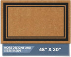 Barnyard Designs Natural Coco Coir Heavy Duty Backing Doormat by BarnyardDesigns