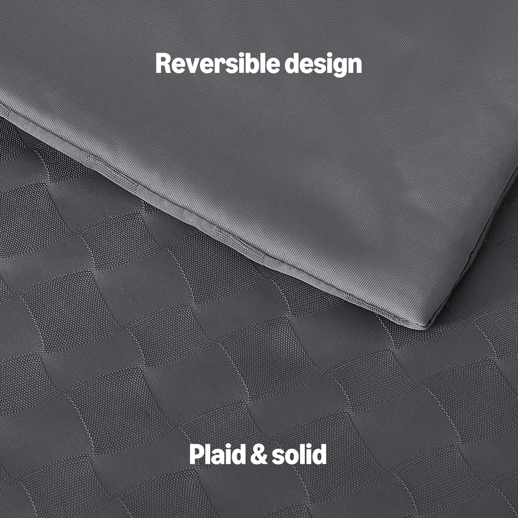 Amazon Basics Cooling Comforter, Soft Lightweight Waffle Weave Blanket for Hot Sleepers, Summer & All Season Bedding to Keep Cool for Night Sweats, 68"x90", Twin, Dark Gray