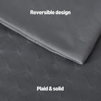 Amazon Basics Cooling Comforter, Soft Lightweight Waffle Weave Blanket for Hot Sleepers, Summer & All Season Bedding to Keep Cool for Night Sweats, 68"x90", Twin, Dark Gray