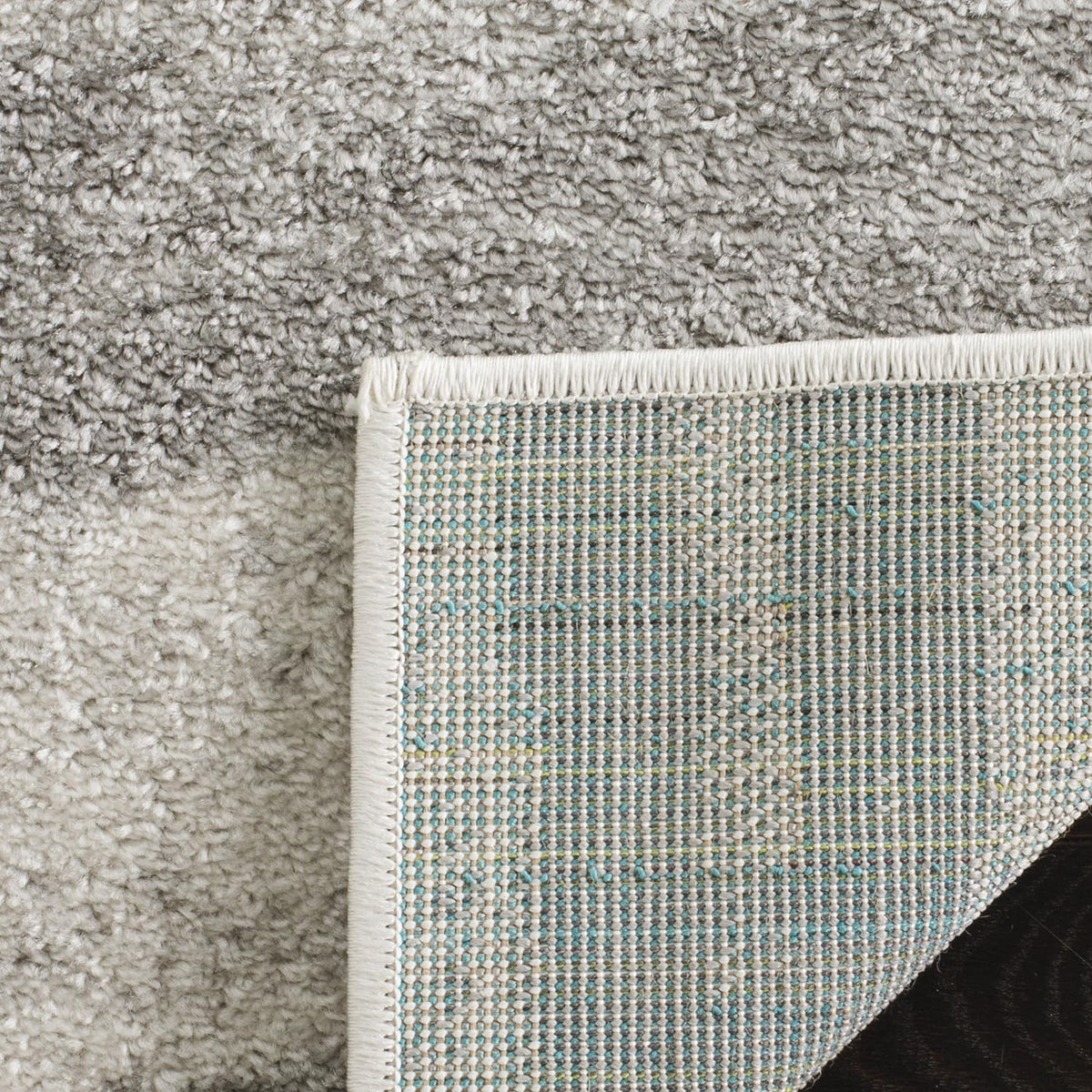 SAFAVIEH Adirondack Collection Area Rug - 10' Square, Cream & Grey, Modern Wave Design, Non-Shedding & Easy to Clean, Ideal for Living Room, Bedroom, Dining Space (ADR125C)