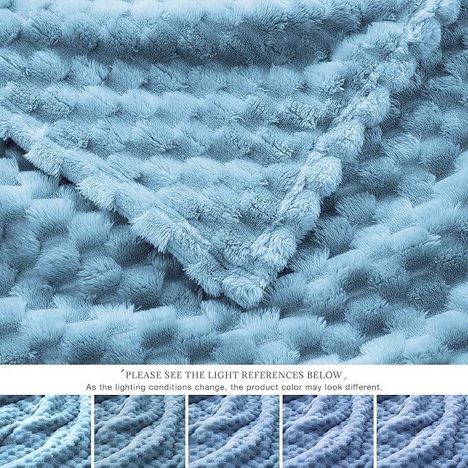 EXQ Home Fleece Throw Blanket for Couch or Bed - Image 6