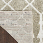 Nourison Home Astra Machine Washable Sage 3'3" x 5' Area Rug - Easy Clean, Non Shedding, Bed Room, Living Room, Dining Room, Kitchen (3' x 5')