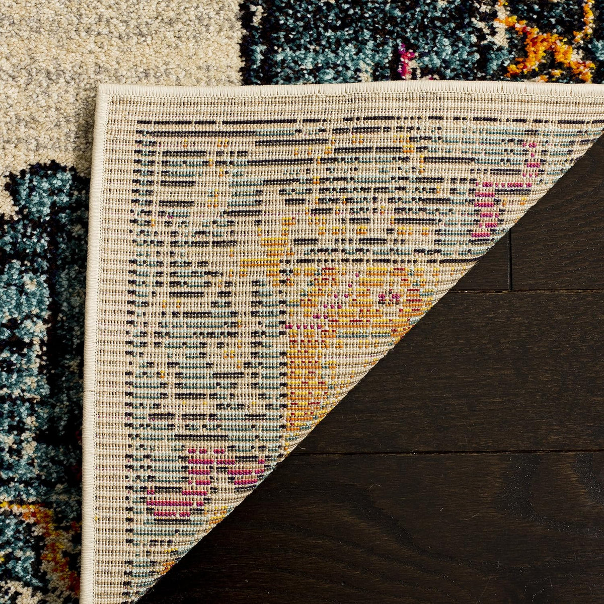 SAFAVIEH Monaco Collection Runner Rug - 2'2" x 8', Multi, Boho Chic Medallion Distressed Design, Non-Shedding & Easy Care, Ideal for High Traffic Areas in Living Room, Bedroom (MNC254F)