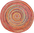 Hausattire Bohemian Braided Rug 3' Round by Hausattire
