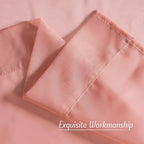 NICETOWN Coral Pink Sheer Window Curtains - Image 6